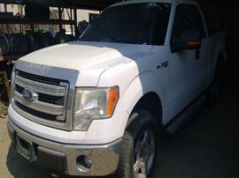 2013 FORD F-150, WHITE, EXTD CAB, 5.0L, AT, 4WD,   F25168
